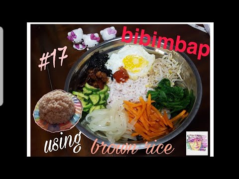 BIBIMBAP USING BROWN RICE | myVersion | annpedigan