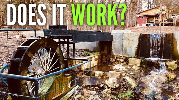 Did we MAKE HYDRO POWER Using Our Waterwheel for S...
