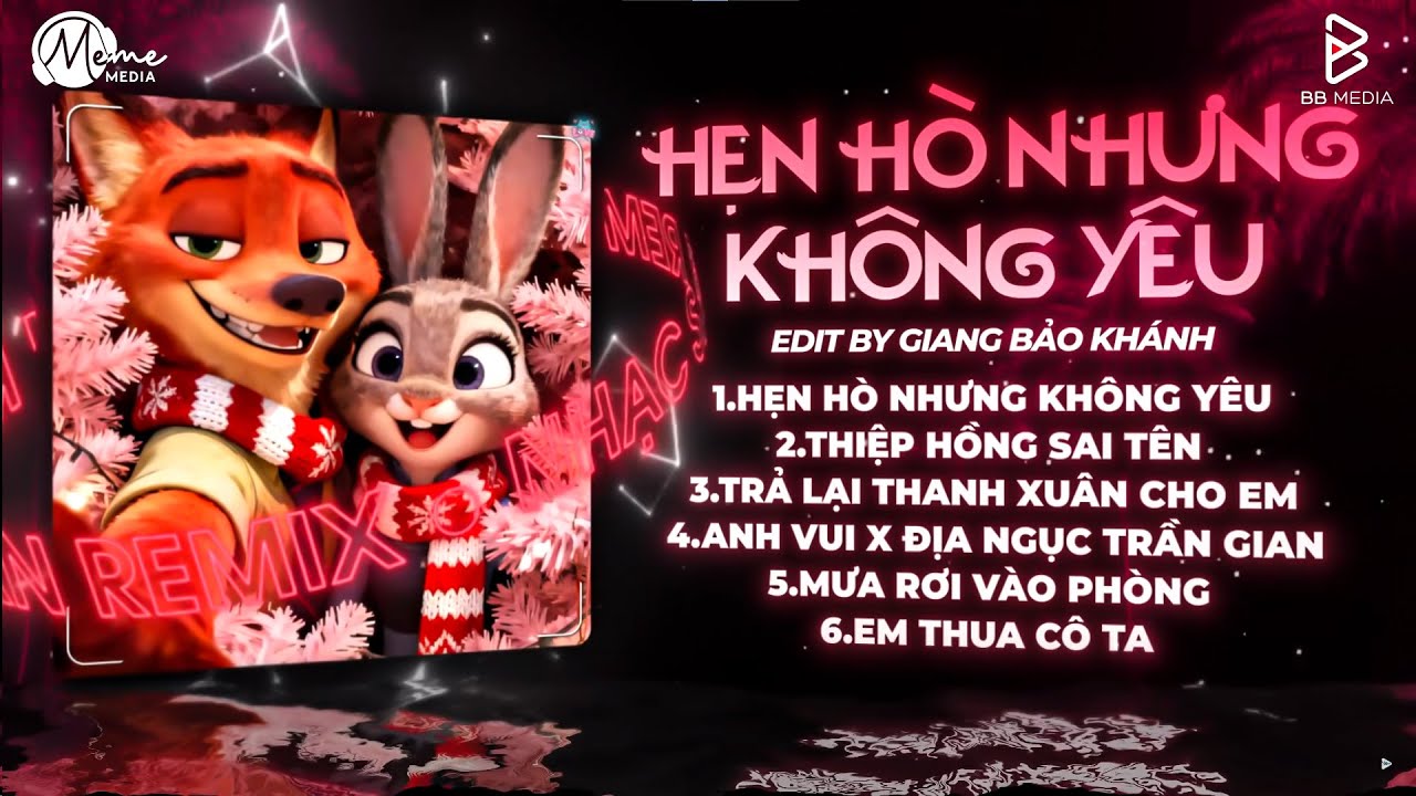 HẸN HÒ NHƯNG KHÔNG YÊU REMIX (Tuấn Siêu Remix) - Em Cố Trăm Lần Chẳng Bằng Ai Đó Một Phần Hot TikTok