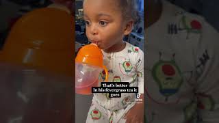 How To Give A Toddler Natural Herbal Medicine Elderberry Syrup. Order At Blissinnerg.com