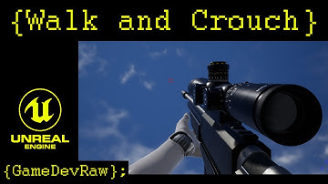 Procedural Walk and Crouching with Curves - Procedural FPS tutorial w. Dual Wield - Part 5