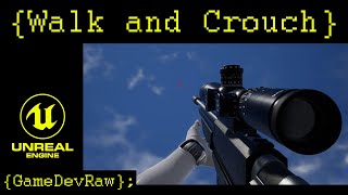 Procedural Walk and Crouching with Curves - Procedural FPS tutorial w. Dual Wield - Part 5