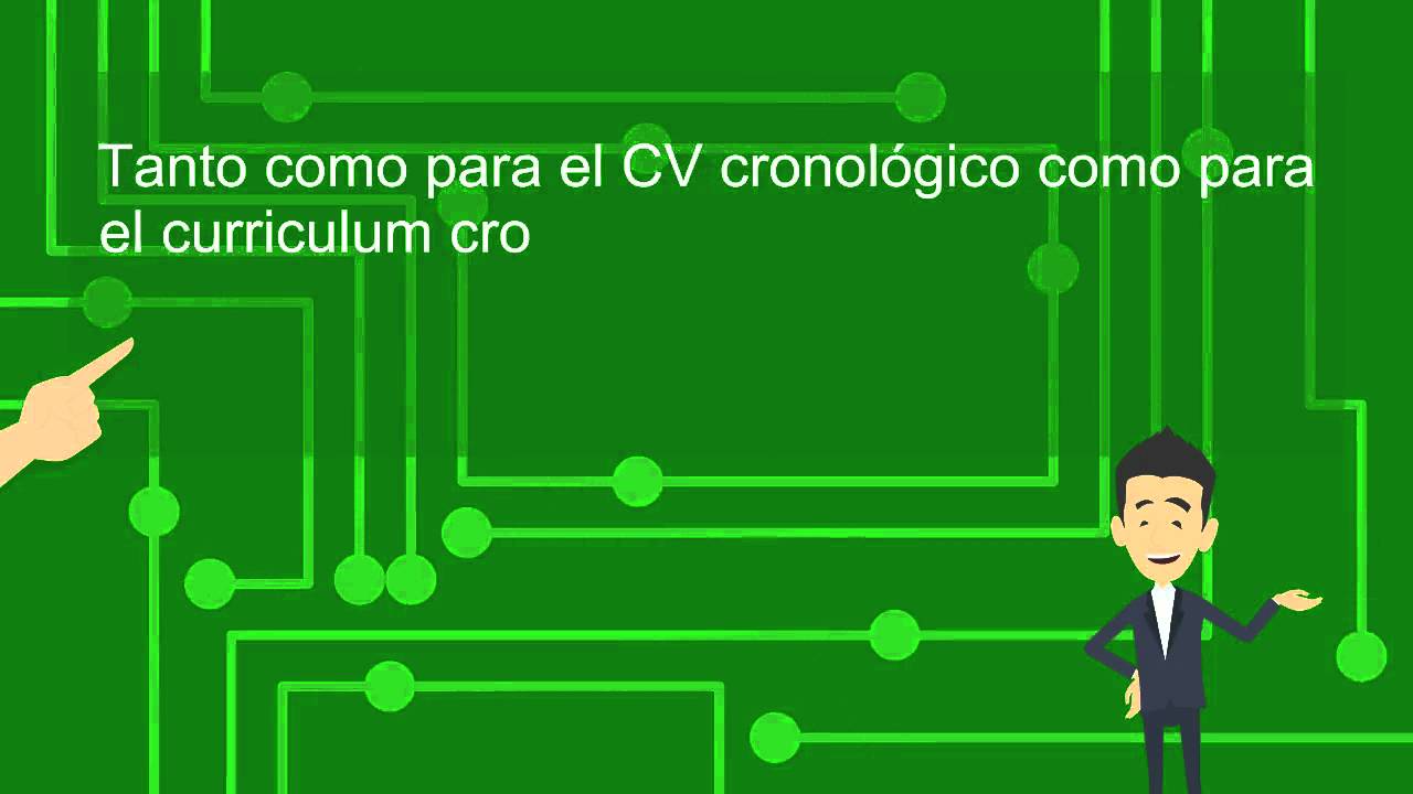 curriculum cronologico inverso youtube curriculum cronologico