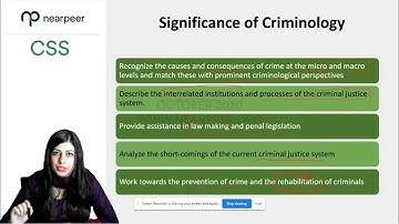 Criminology Lecture No 3 CSS/PMS