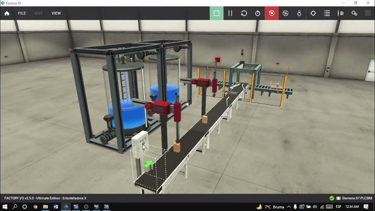 Factory io. Виртуальная линия производства заказов factory i/o. factory siemens бочка. chain transfer factory io. factory io add scene text label.