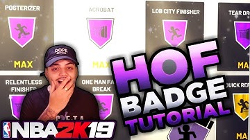 NBA 2K19 How TO GET POSTERIZER| ACROBAT| TEAR DROPPER| 1 MAN FAST BREAK| RELENTLESS FINISHER BADGES