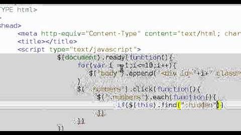 JQuery Hide Show Elements