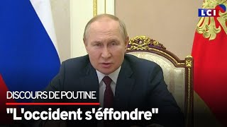 Poutine s'adresse aux dirigeants séparatistes