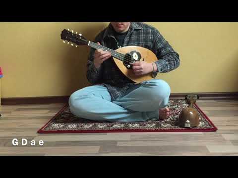 Mandolin played in Ukranian domra or kobza style - GDae tuning