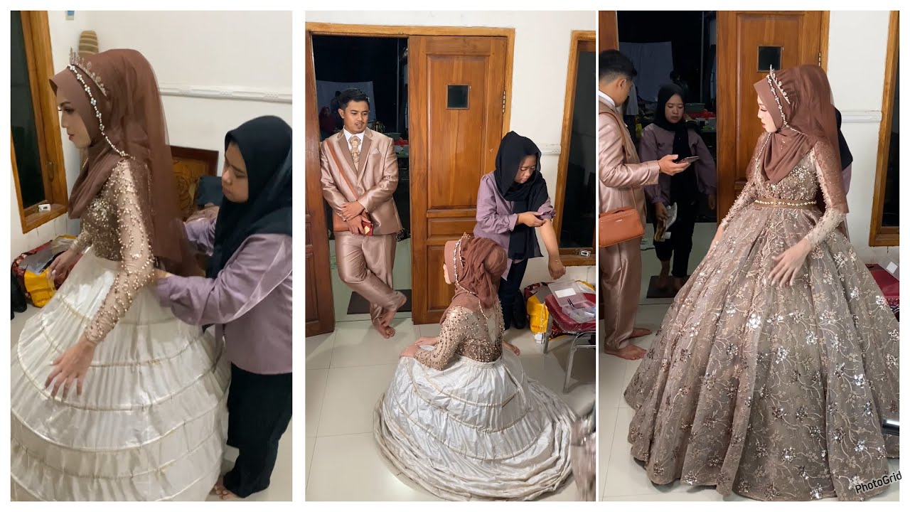 Pemakaian Ballgown pengantin