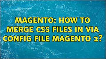 Magento: How to merge CSS files in via config file magento 2?