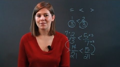 The Steps for Comparing Two Fractions : Fractions & Percentages