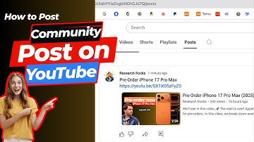 How to Post a Community Post on YouTube - Step-by-Step Guide