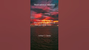The only way to discover the limits of the possible is to go beyond them...  #motivation  #selfcare