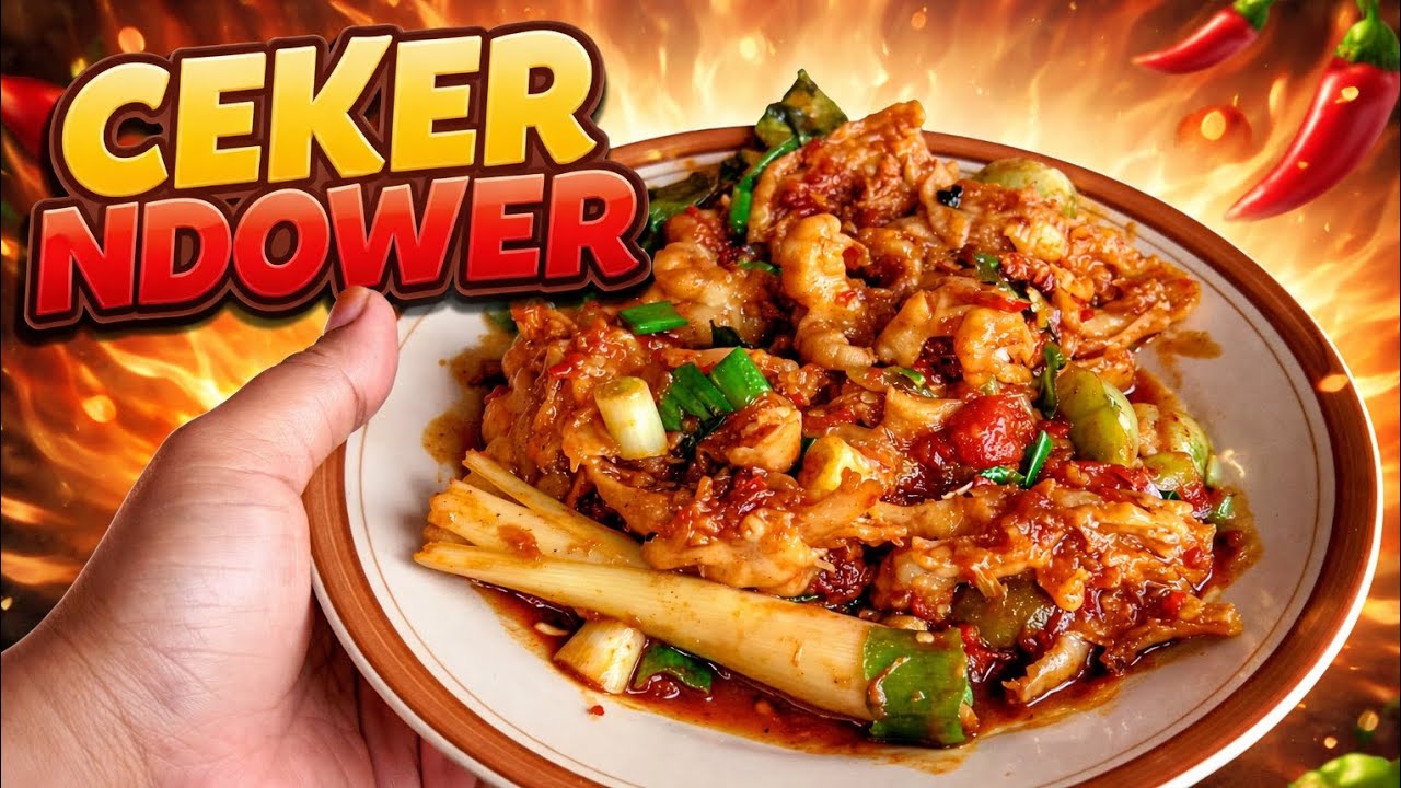 VIRAL! Resep Ceker Ndower Pedas Manis, Empuk & Bumbu Meresap