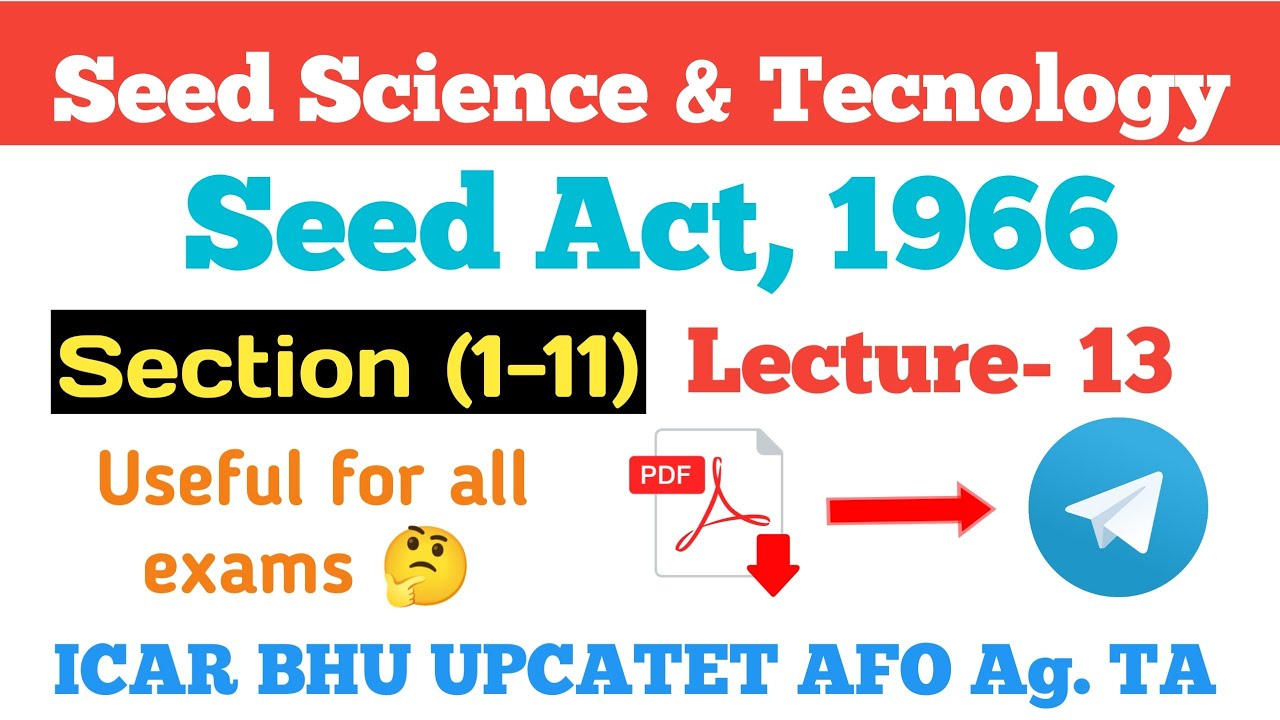 25 Sections of Seed Act, 1966