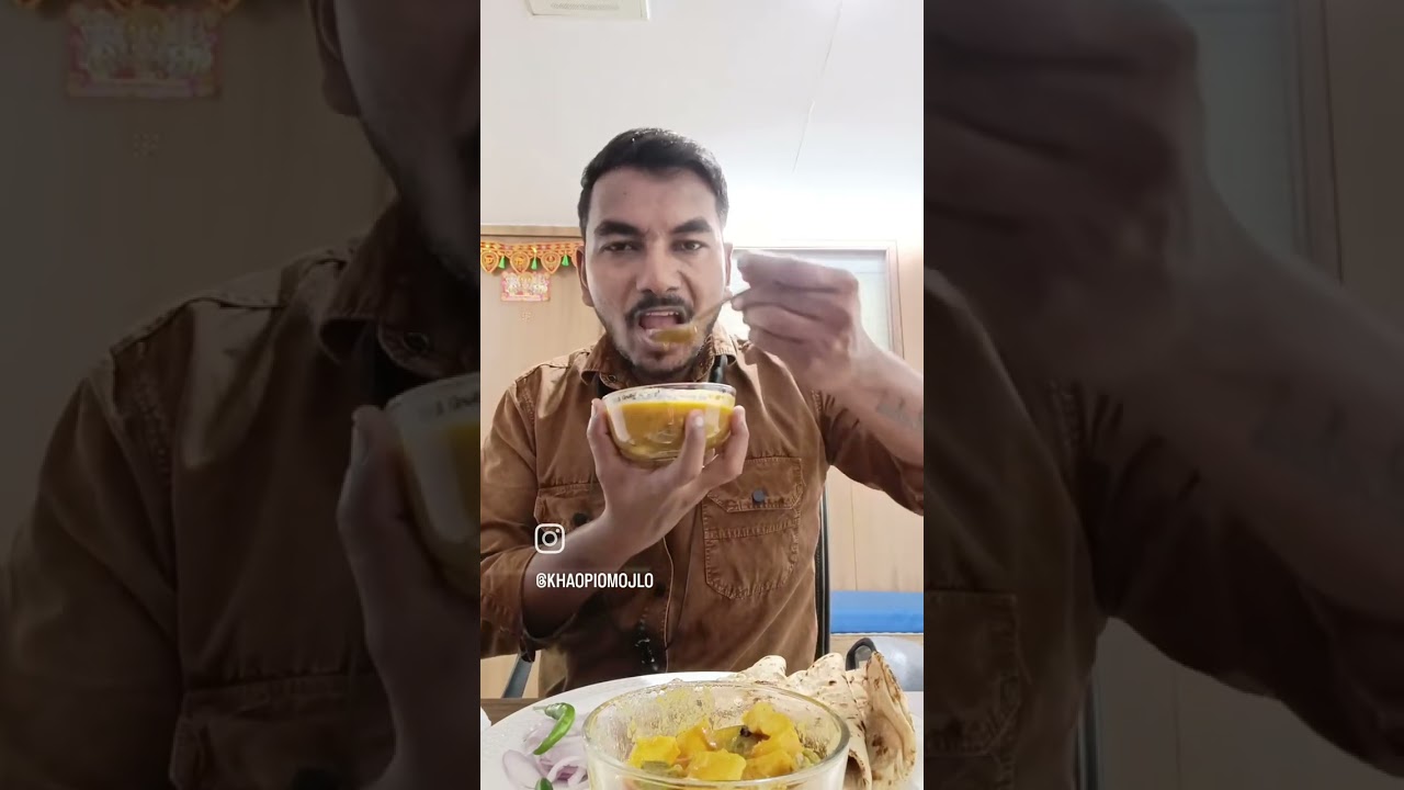 Desi Ghee aalloo shimla mirch Daal fry  & cock🍷🍷