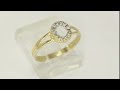 Natural Diamond O Circle Ring 15CT 14K Yellow Gold Size 6 25 33981 Natural Diamond O Circle Ring 15CT 14K Yellow Gold Size 6 25 33981
