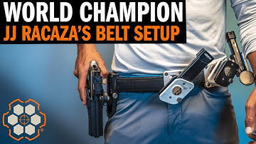 How World Champion Shooter JJ Racaza Sets Up His Competition Belt