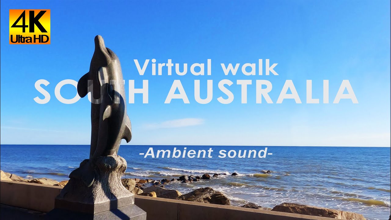 [4K] Virtual walk - Glenelg South Esplanade | Glenelg, South Australia