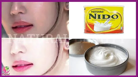 Mix powdered milk with water and your skin will be white without wrinkles in 3 days
