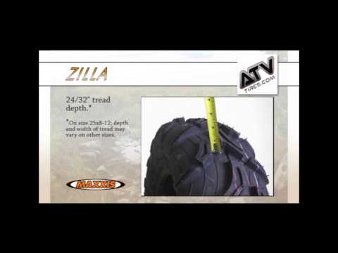 30-9.00-14 Maxxis Zilla MU01 6 Ply ATV Tire Size