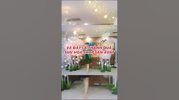 so sánh hoa khổng lồ trang trí sự kiện tiệc cưới #hoakhonglo  #giantflowers  #hoavoankhonglo