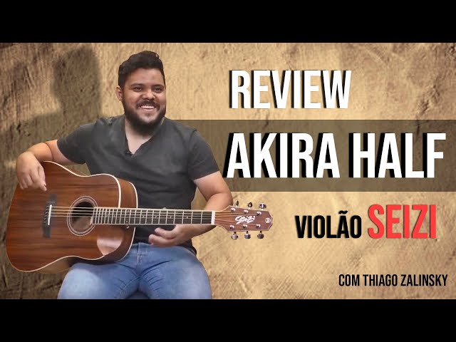 Violão Seizi Neo Akira Half Cutaway MIRAI ? Koa