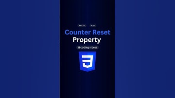 Counter Reset Property in CSS! 🤯🚀 #shorts
