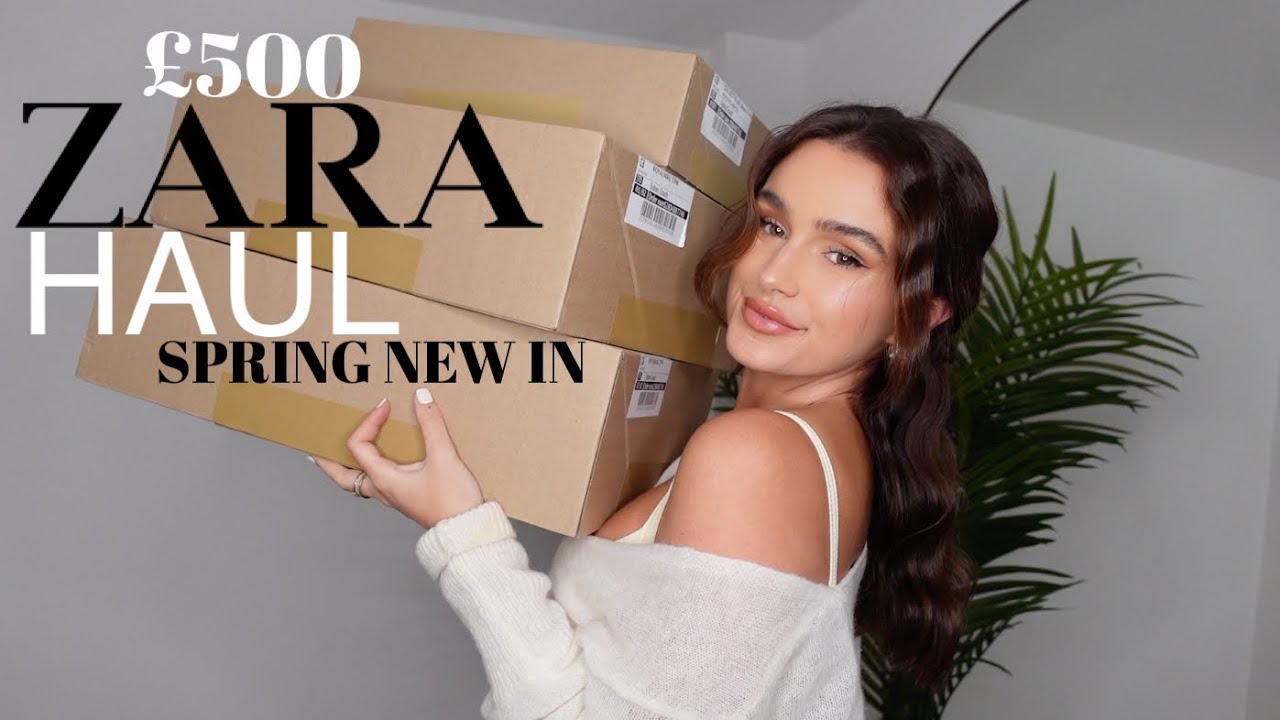 HUGE Try On Zara Haul - SPRING New In (size Medium)