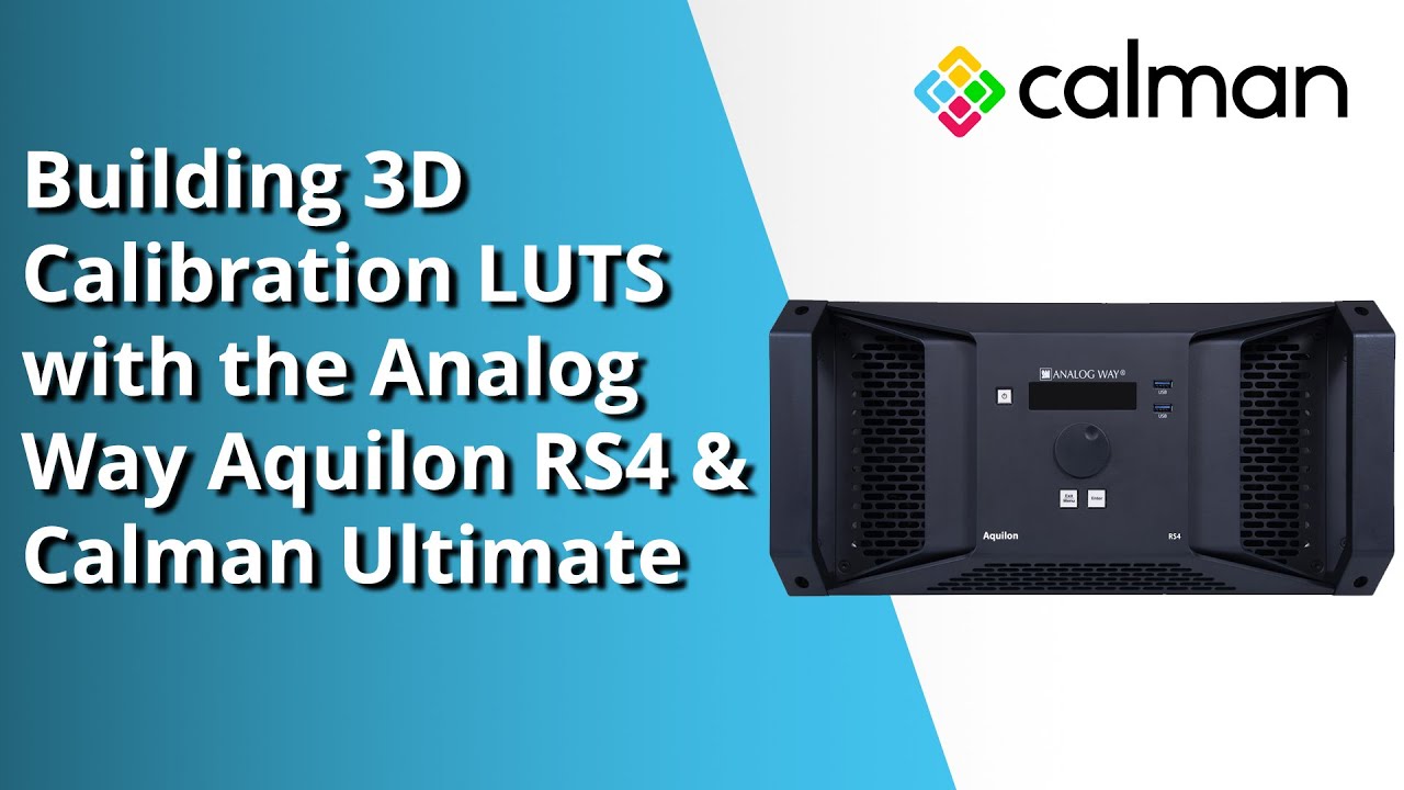 Пошаговая генерация 3D LUT для аналогового Aquilon RS4 | Учебное пособие