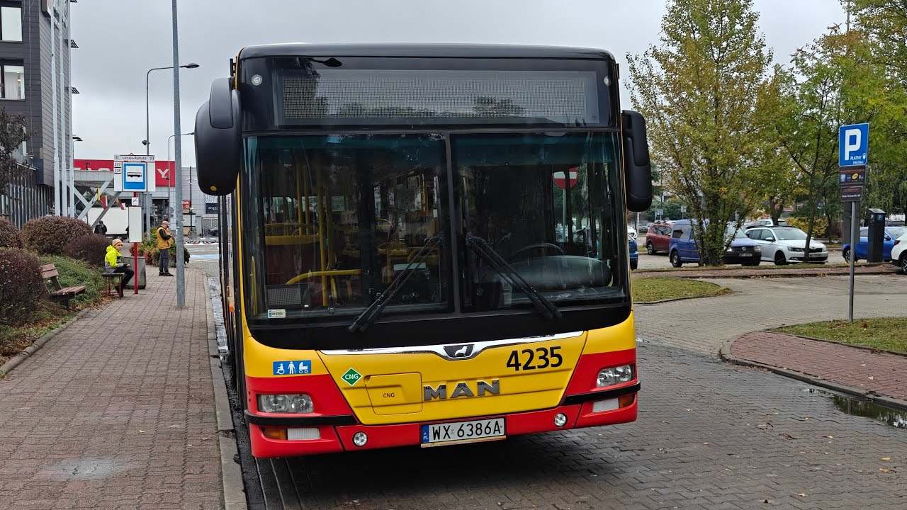 Linia 228 ( Nowa Trasa ) - Man Lion's City CNG #4235 ( MZA Warszawa )