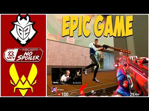 SEMIFINAL! Team Vitality vs G2 Esports - HIGHLIGHTS | VCT Champions Shanghai 2026