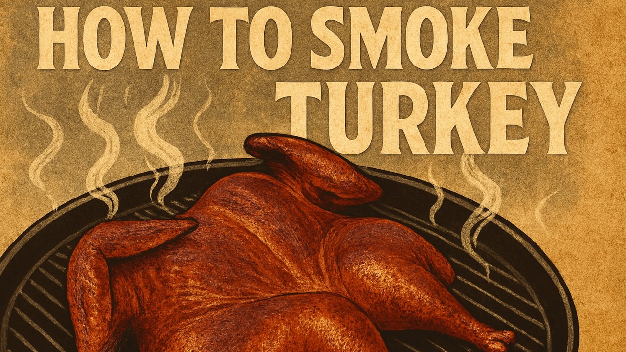 Как коптить индейку на Weber Smokey Mountain (шаг за шагом)