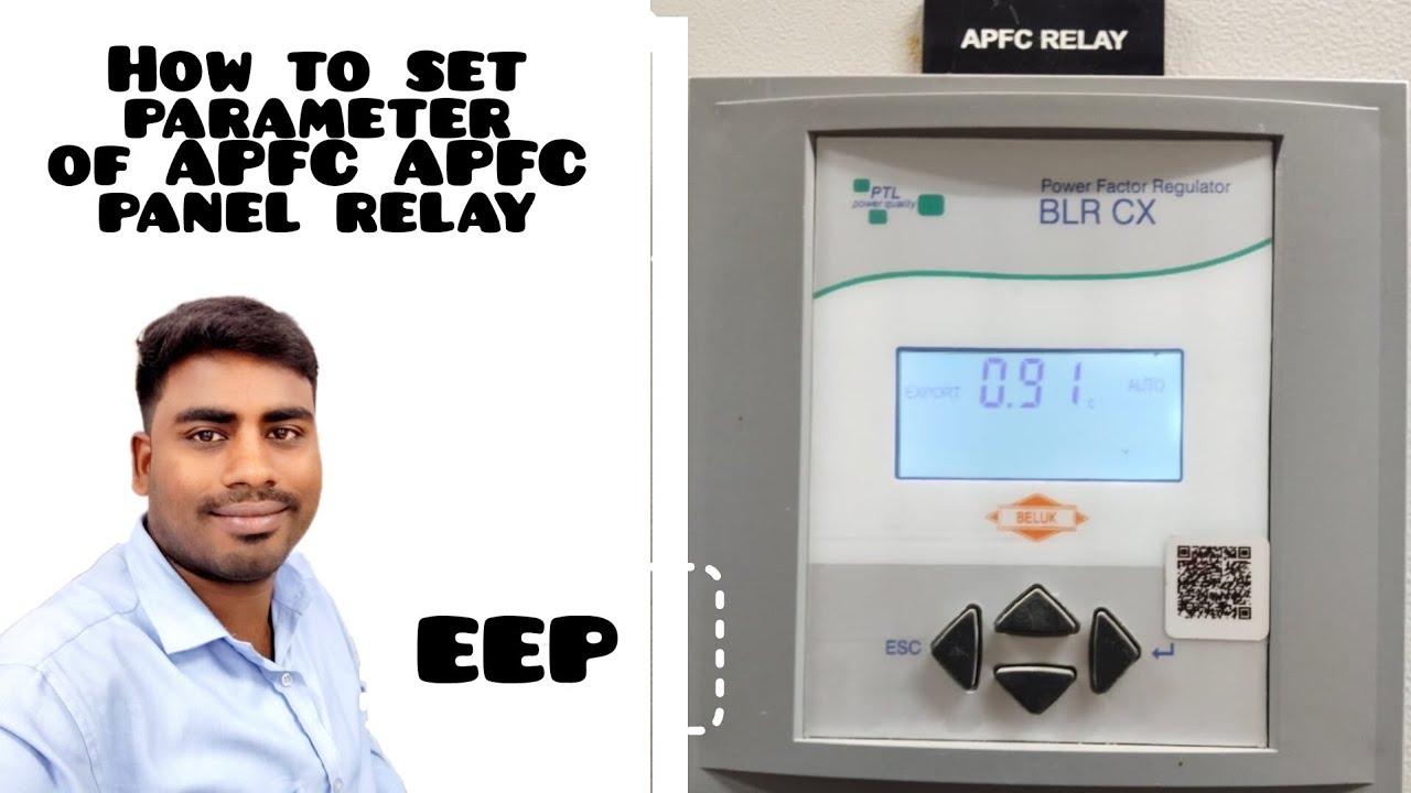 How to set an APFC panel parameter | reduce electricity bill | maintain ...