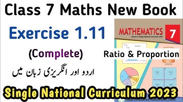 Chapter 1 Exercise 1.11 Class 7 Maths New Book | Unit 1 Exercise 1.11 Class 7 Maths | Learning Zone