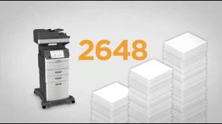 Lexmark XM5100 Series Multifunction Black & White Laser System