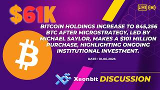 Increasing to 845,256 BTC after Micro Strategy, makes a $101 million purchase [Xeonbit]