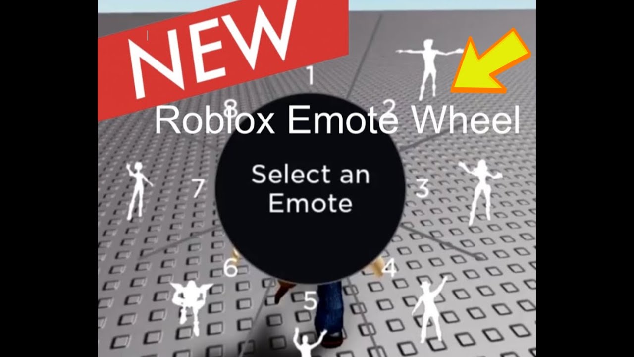 New Roblox Emotes And Emote Wheel Youtube - roblox emote wheel button