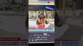 Maine driver goes through road closed signs during ice storm
