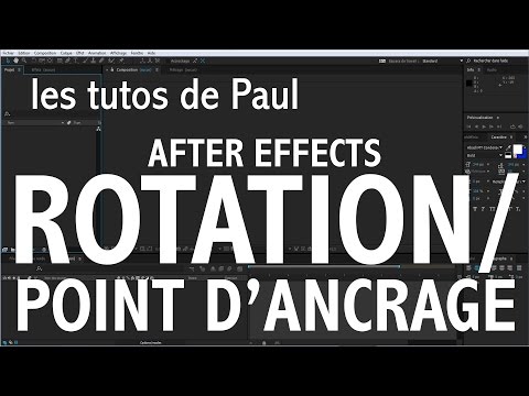 Vidéo: Comment changer l'ancrage du point de rotation dans After Effects ?