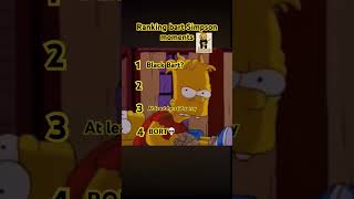 Ranking Bart Simpson Moments #simpsons