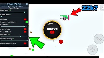 AGARİO 2.17.0 MACRO ZOOM MOD MENÜ, İOS FOR ANDROİD أغاريو ماكرو الجديد (AGARİO MOBİLE)