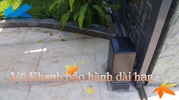 Cổng trượt mở tự động điều khiển bằng remote [Cổng tự động Vũ Khanh]