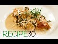 Chicken tarragon with prosciutto in a cream sauce