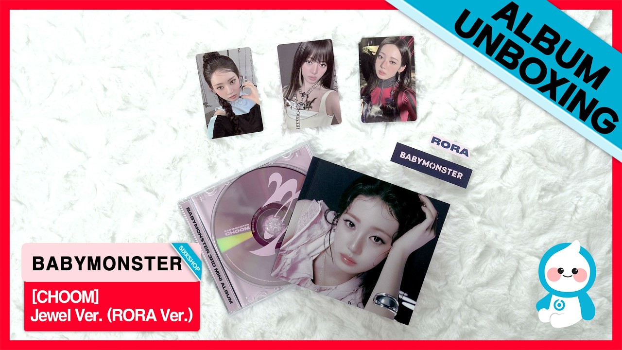 4K UNBOXING] 🎁BABYMONSTER -3RD MINI ALBUM [CHOOM] Jewel Ver.+