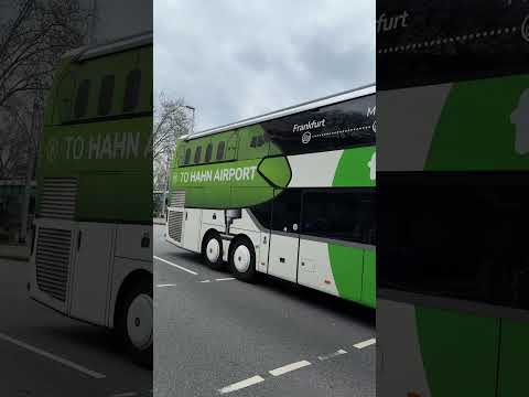 FlixBus Ride to Frankfurt-Hahn Airport | Budget Travel from Frankfurt 🚌✈️ #flixbus #flixtrain