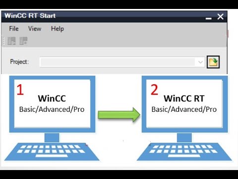 Siemens SCADA RT project file (.mcx) TIA Portal [Load File Wincc RT Start cho nhiều Máy Tính]