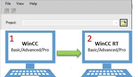 Siemens SCADA RT project file (.mcx) TIA Portal [Load File Wincc RT Start cho nhiều Máy Tính]