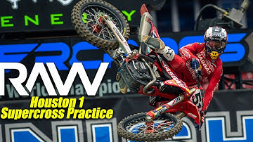 Houston 1 Supercross Practice RAW - Motocross Action Magazine